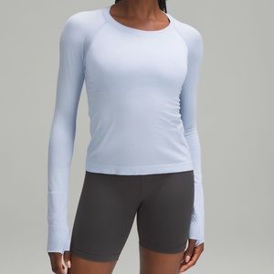 Lululemon Swiftly Tech long sleeve shirt baby blue